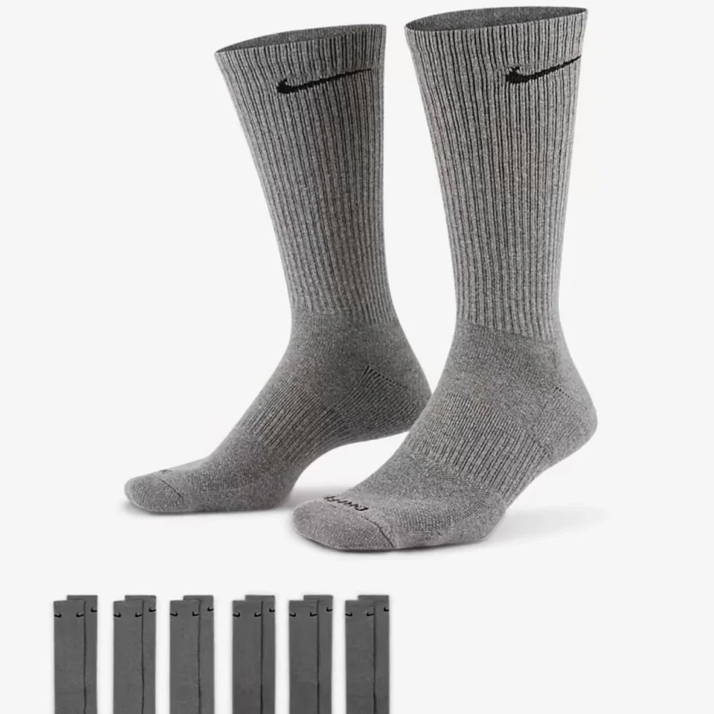 Nike Training Crew Socks (6 Pairs) Nike Everyday Cushioned